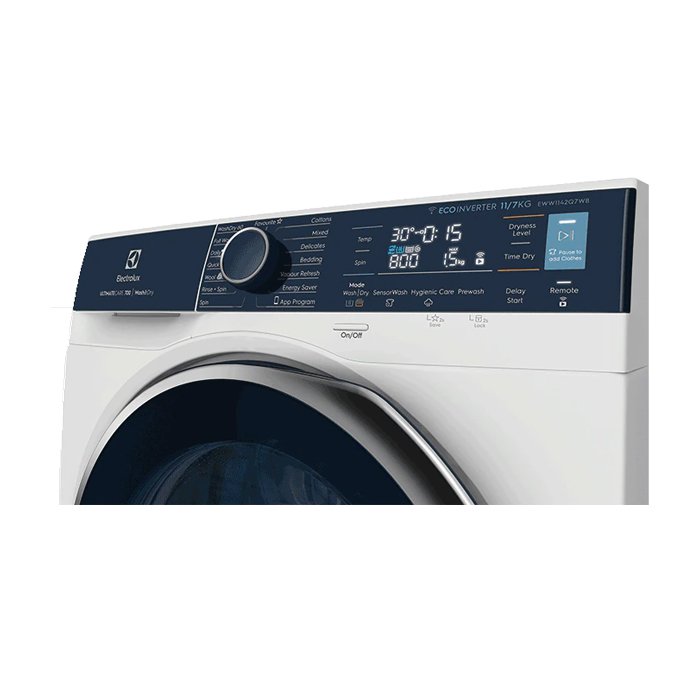 Electrolux Mesin Cuci Front Loading ( Wash & Dry ) 11 KG - EWW1142Q7WB